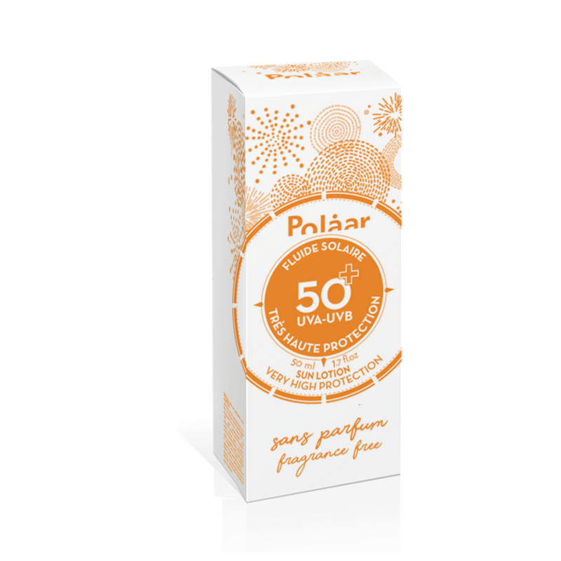 Fluide Solaire Visage SPF50+ sans parfum 40ml